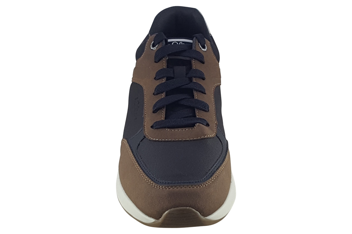 soliver sebb brown comb mens trainers top