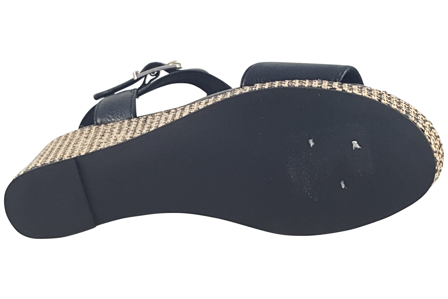 soliver tabby black womens sandals sole