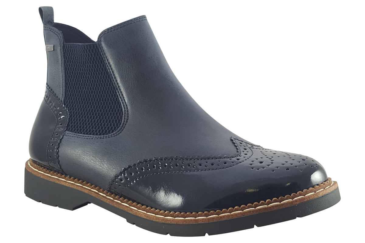 soliver-wilson-4-25444-43-navy-combi-womens-boots-right