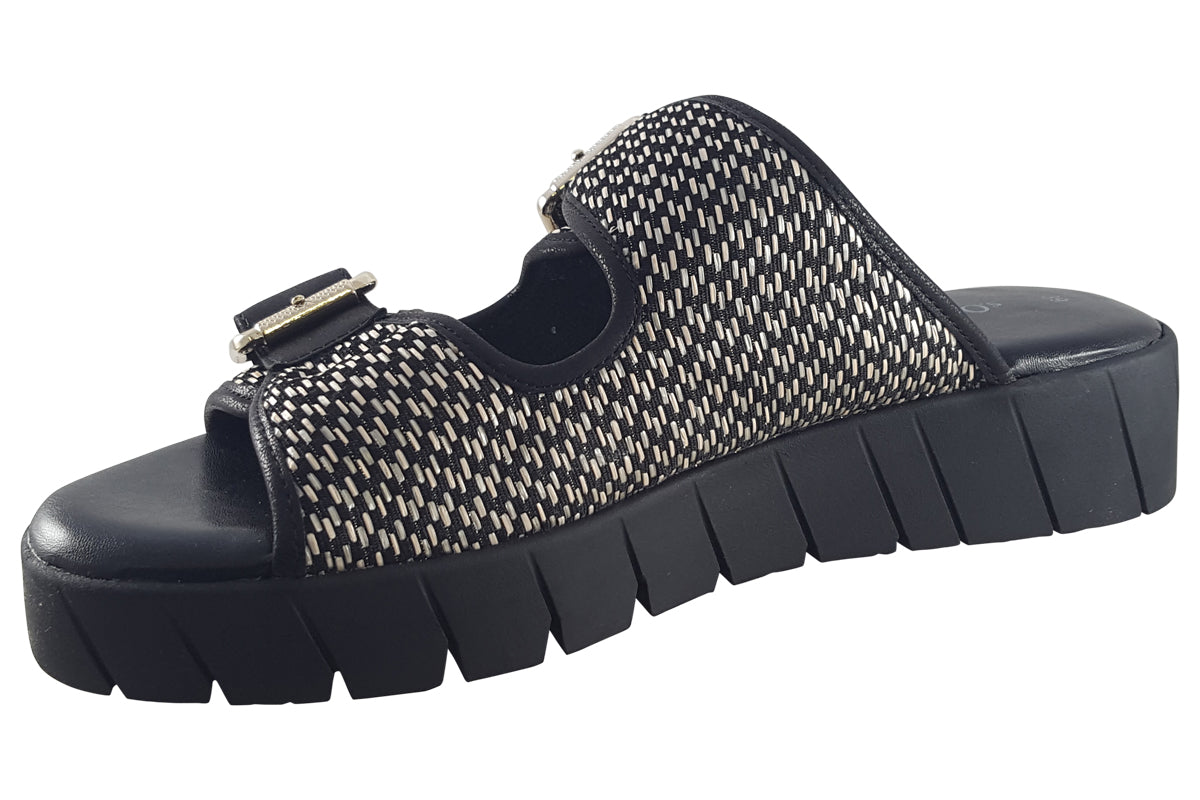 soliver winnie 27209 42 black womens sandals left