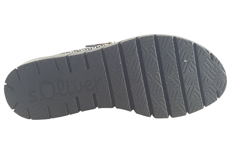 S.Oliver Winnie 27209-42 Black Womens Sandals