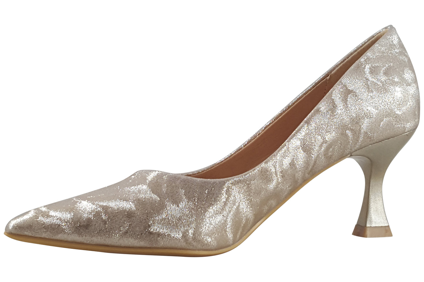 Sorento Boris Gold Shimmer Womens Shoes