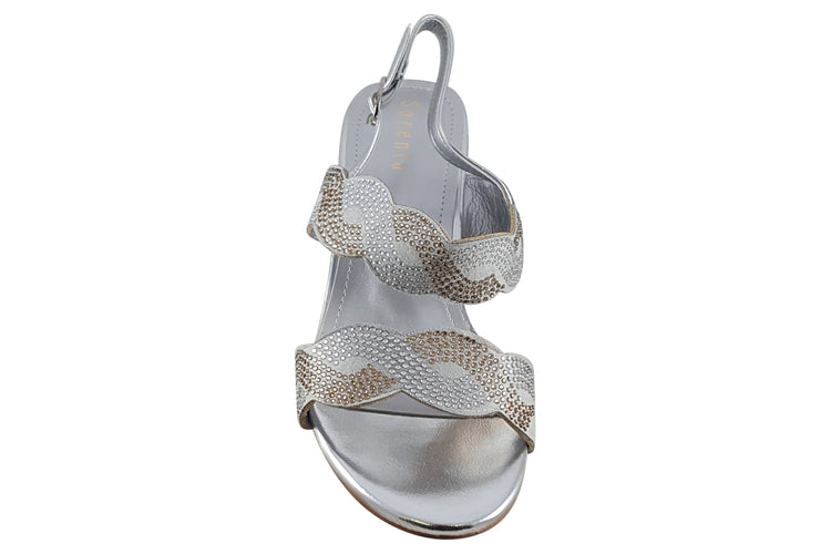 Sorento Kinnitty Silver Womens Sandals