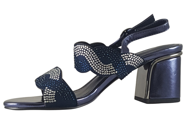Sorento Kinnitty Navy Womens Sandals