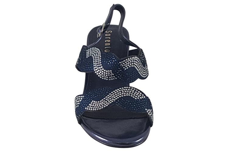 Sorento Kinnitty Navy Womens Sandals