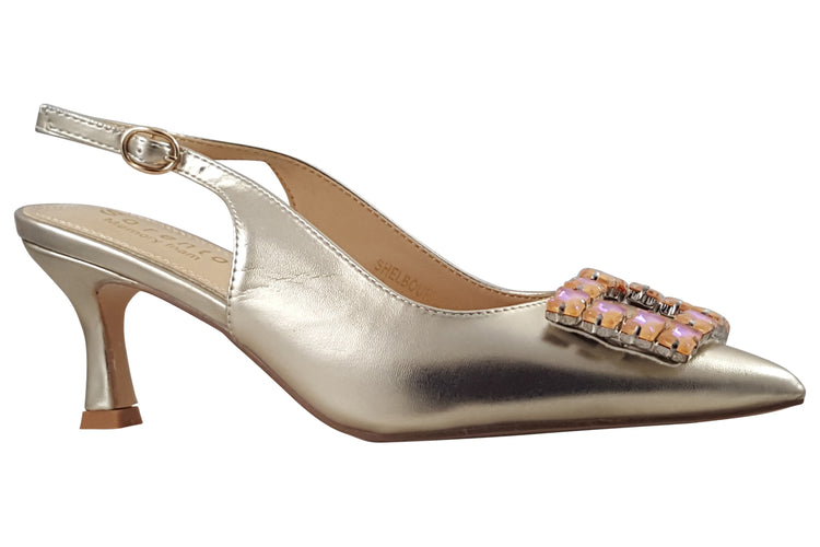 Sorento Shelbourne Gold Womens Shoes