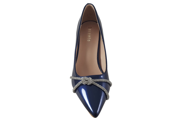 Sorento Woodlands Navy Patent Womens Shoes