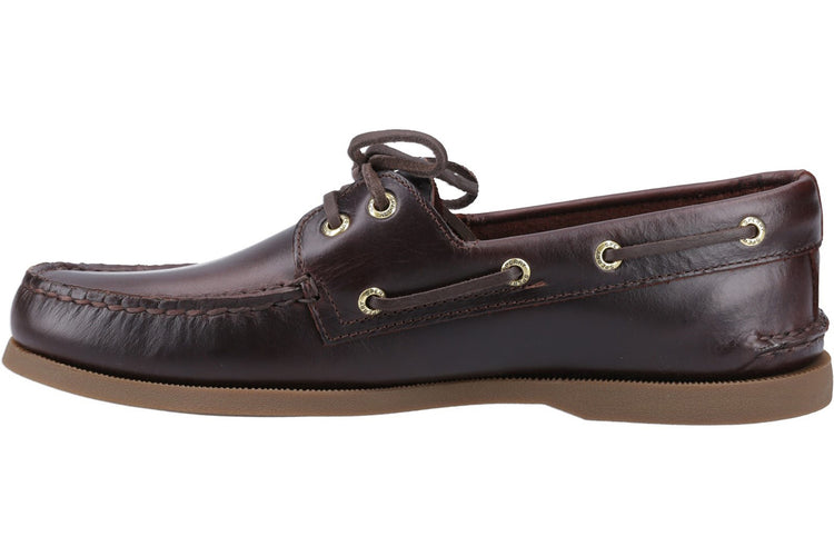 Sperry Authentic 2 Eye Boat Shoe Amaretto Mens Shoes