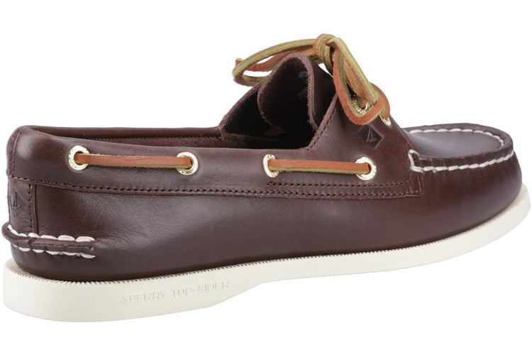 Sperry Authentic 2 Eye Boat Shoe Brown Mens Shoes