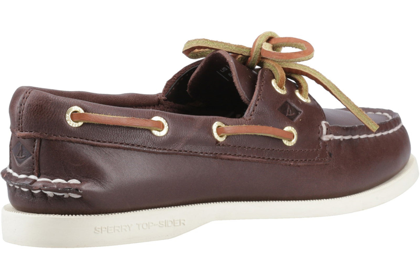 Sperry Authentic 2 Eye Boat Shoe Brown Womens Shoes