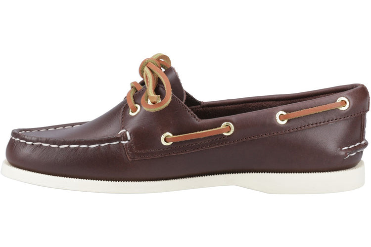 Sperry Authentic 2 Eye Boat Shoe Brown Mens Shoes