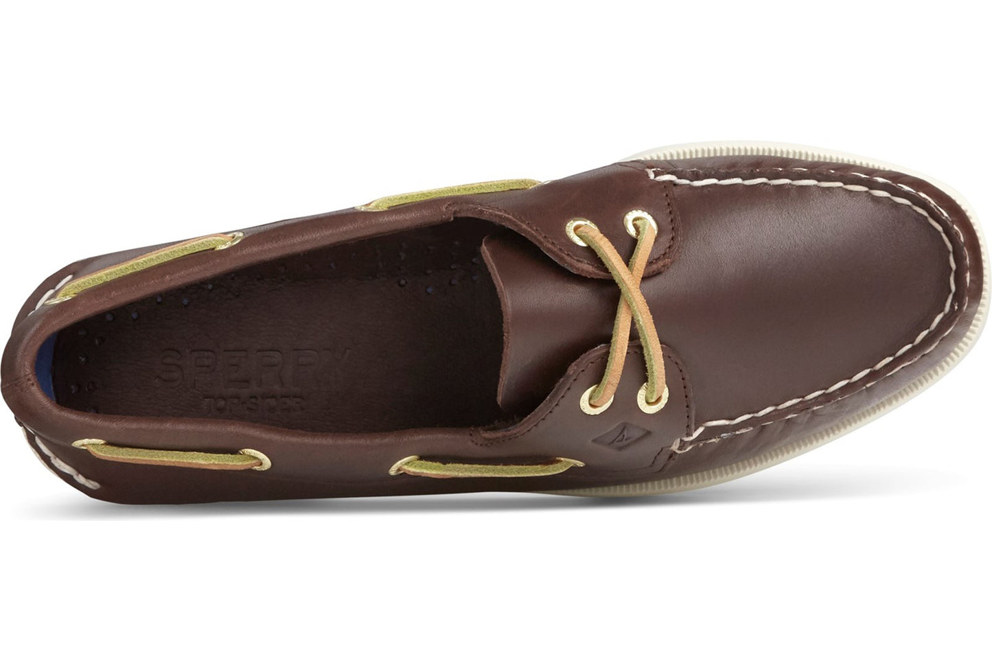 Sperry Authentic 2 Eye Boat Shoe Brown Mens Shoes