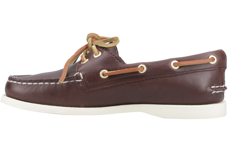 Sperry Authentic 2 Eye Boat Shoe Brown Womens Shoes