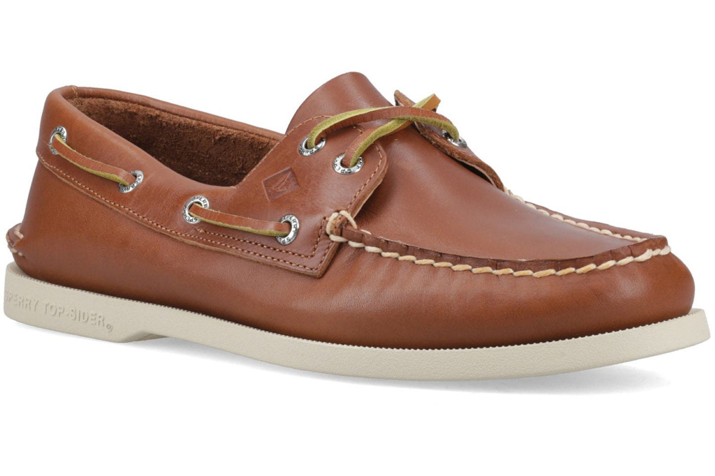 Sperry Authentic 2 Eye Boat Shoe Tan Mens Shoes