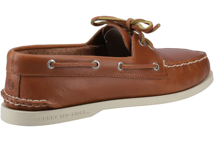 Sperry Authentic 2 Eye Boat Shoe Tan Mens Shoes