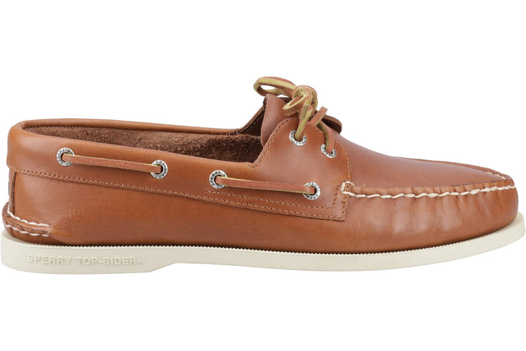 Sperry Authentic 2 Eye Boat Shoe Tan Mens Shoes