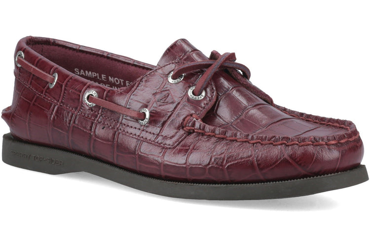 Sperry Authentic Original 2-Eye Bordo Womens Shoes