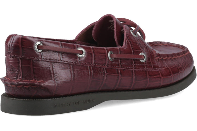 Sperry Authentic Original 2-Eye Bordo Womens Shoes