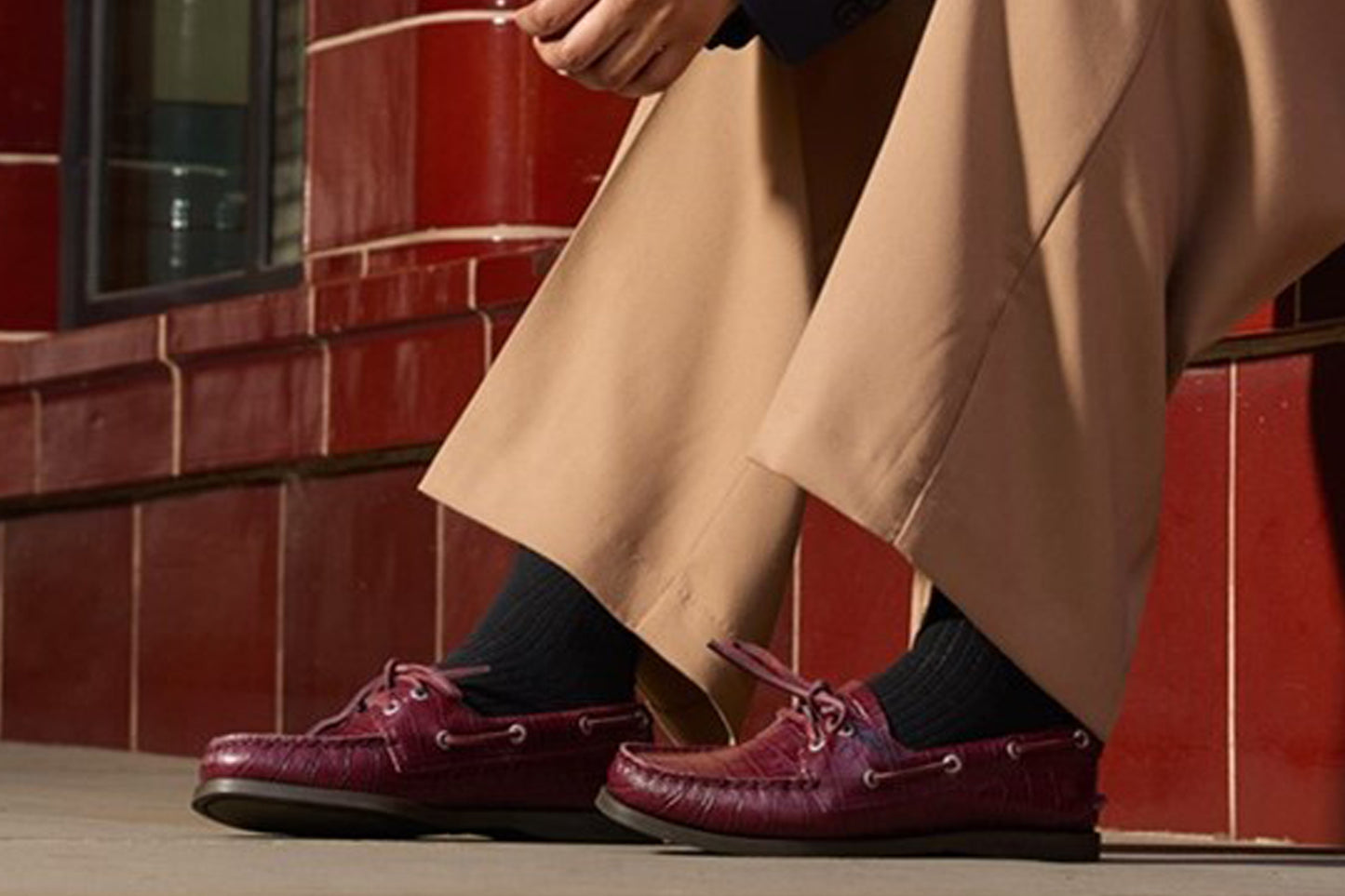 Sperry Authentic Original 2-Eye Bordo Womens Shoes