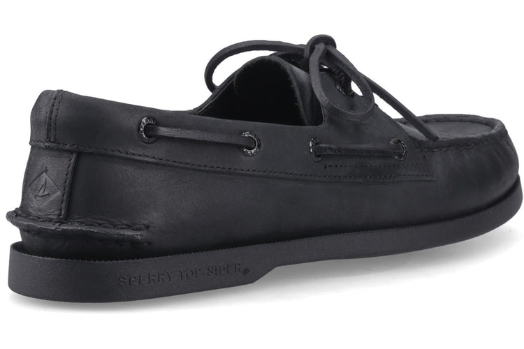 Sperry Authentic Original-2 Eye Smooth Black Mens Shoes
