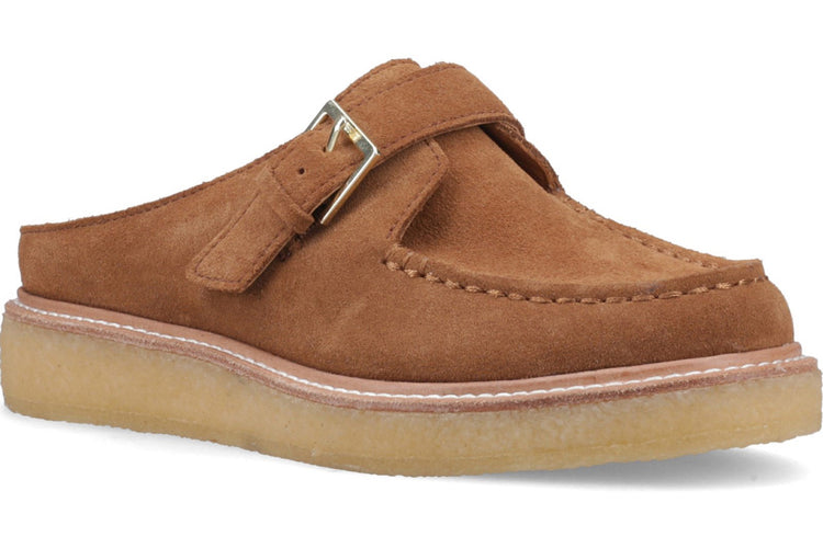 Sperry Captain Oxford Mule Tan Womens Shoes