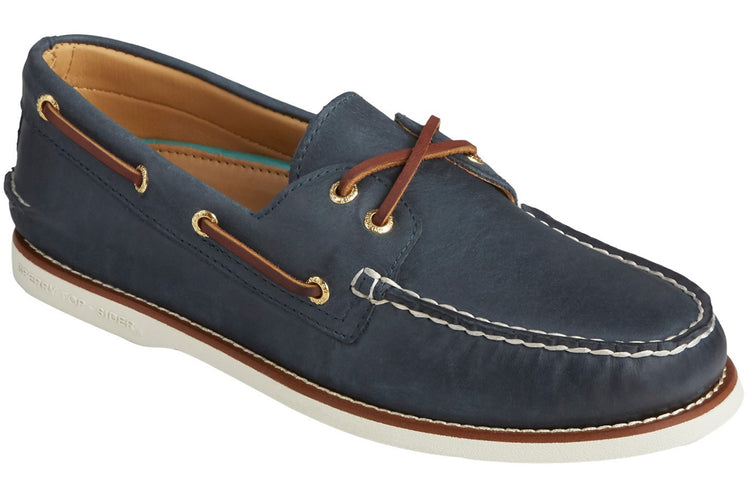 Sperry Gold Cup Authentic 2 Eye Navy Mens Shoes
