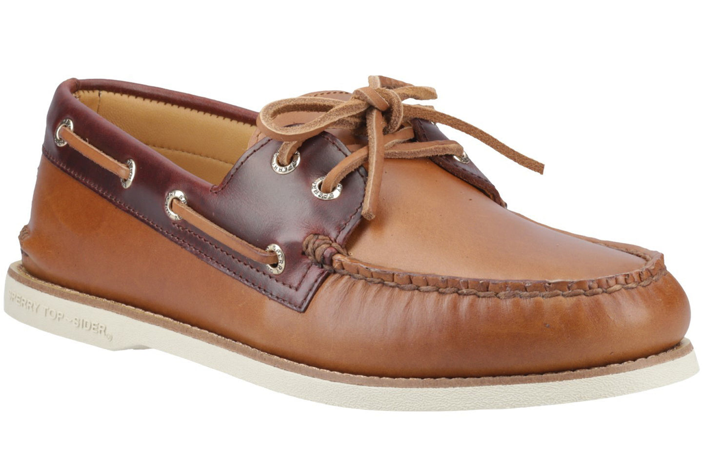 Sperry Gold Cup Authentic 2 Eye Tan/Brown Mens Shoes