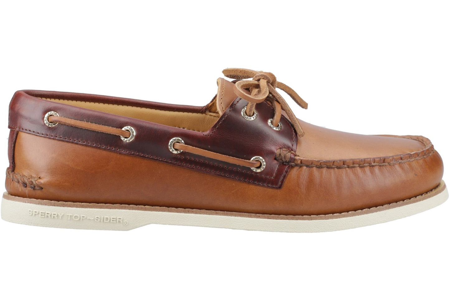 Sperry Gold Cup Authentic 2 Eye Tan/Brown Mens Shoes