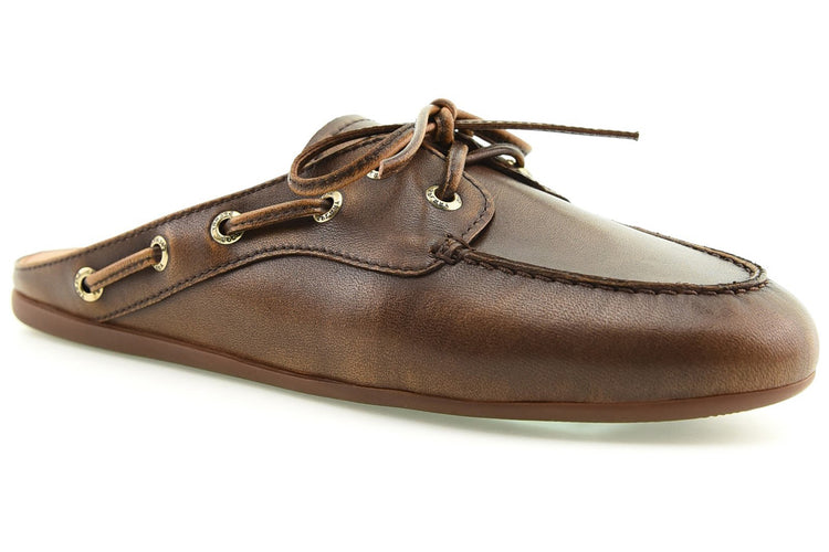 Sperry Slimboat Mule Brown Womens Shoes