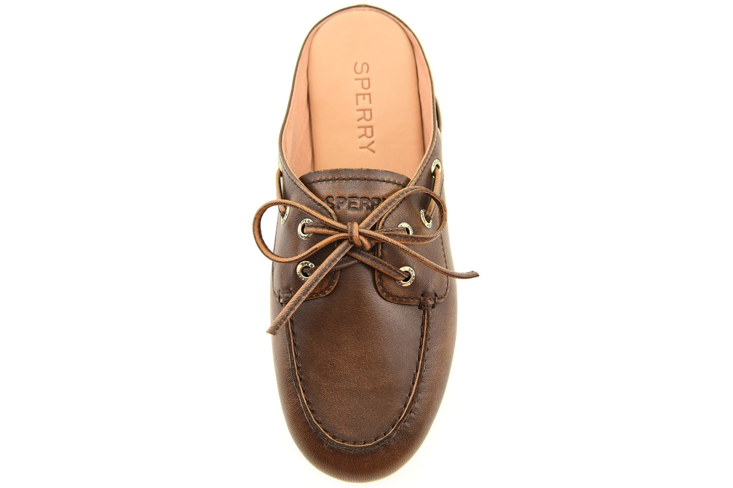 Sperry Slimboat Mule Brown Womens Shoes