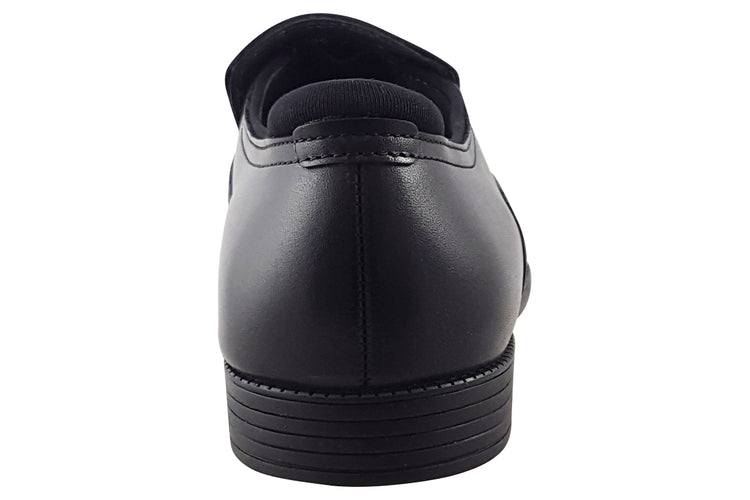 Start-rite College 2805 Black G Boys School Shoes