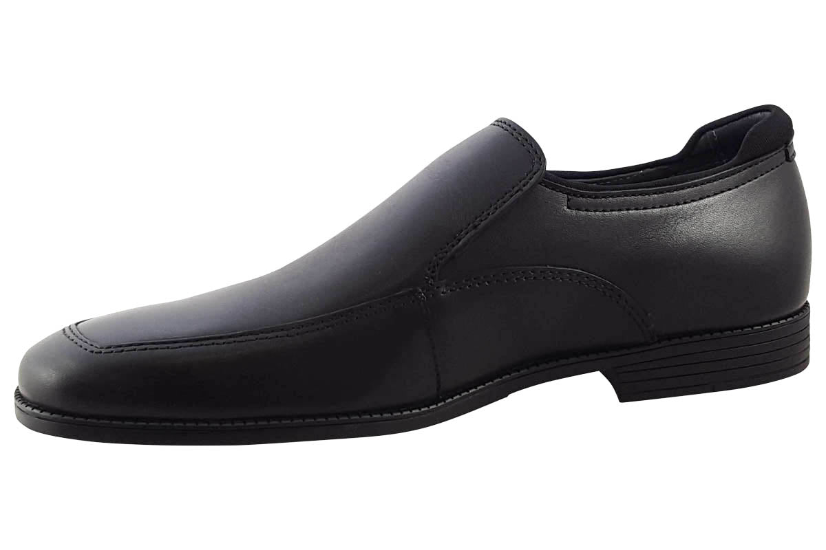 start rite college black boys shoes left