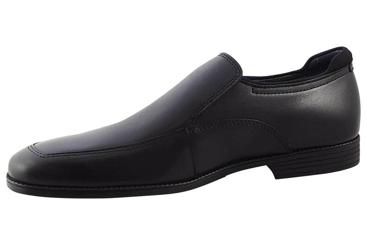 Start-rite College 2805 Black G Boys School Shoes