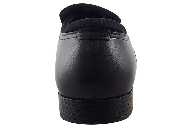 Start-rite College Snr 3525 Black F Boys School Shoes