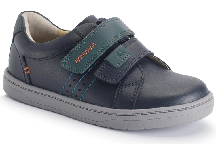 Start-rite Explore 1742 Navy/Teal Boys School Shoes