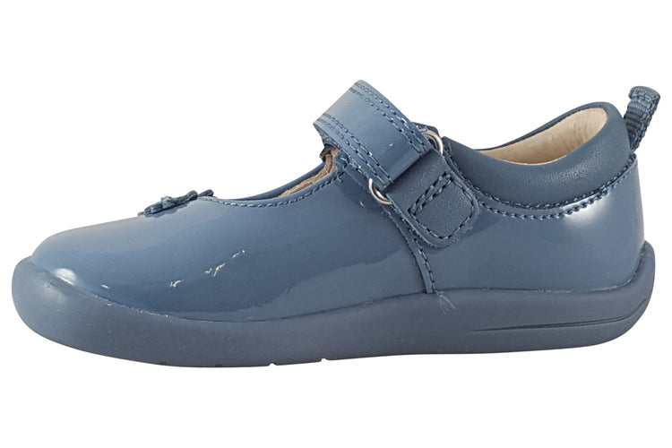 Start-rite Fairytale 0780 Dusty Blue Patent Girls First Shoes