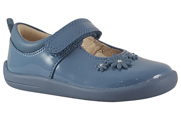 Start-rite Fairytale 0780 Dusty Blue Patent Girls First Shoes