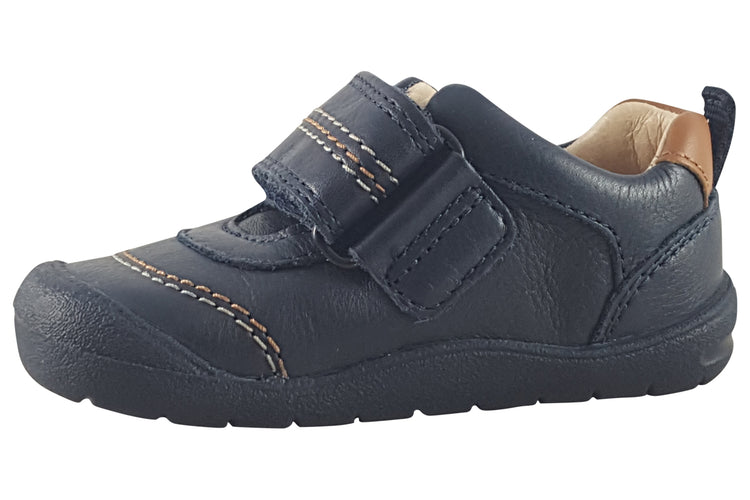 Start-rite Footprint 0769 Navy Leather Boys First Shoes