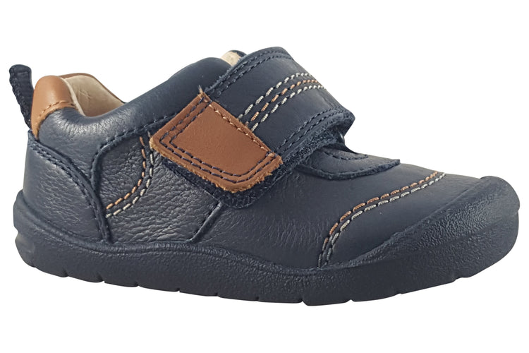 Start-rite Footprint 0769 Navy Leather Boys First Shoes