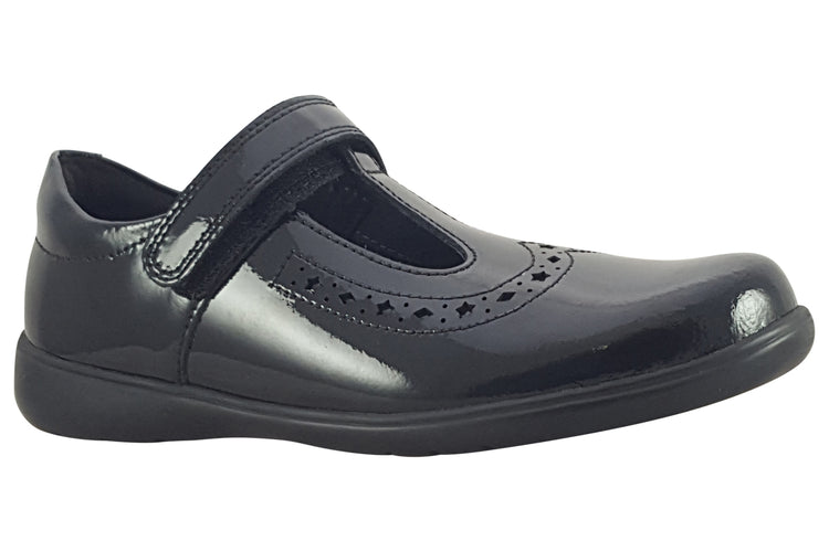 Start-rite Hope 2832-3 Black Patent Girls School Shoes