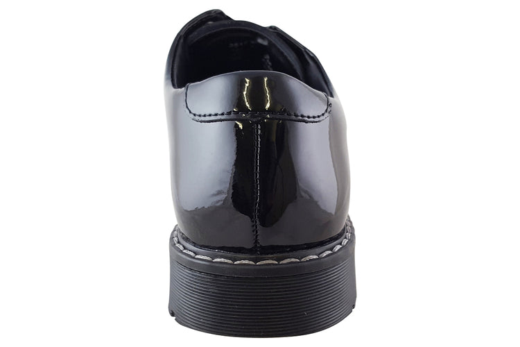 Start-rite Impact BTS 3518 Black Patent Girls School Shoes