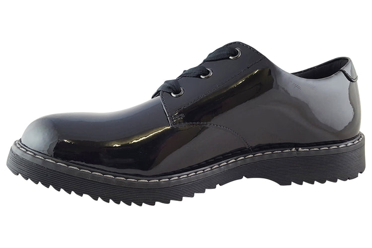 Start-rite Impact BTS 3518 Black Patent Girls School Shoes