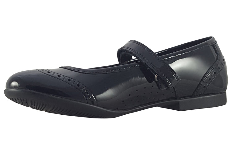 Start-rite Impress 3519-3 Black Patent Girls School Shoes