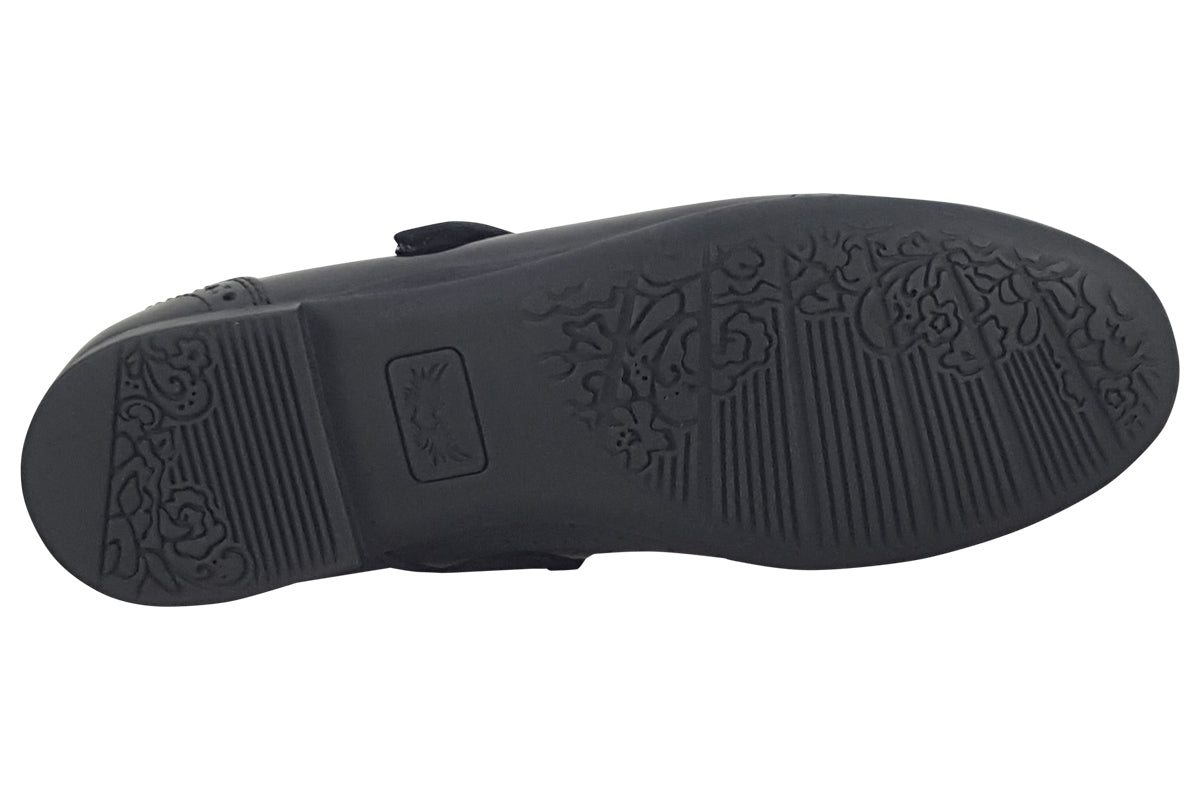 start-rite-impress-black-patent-girls-shoes-sole