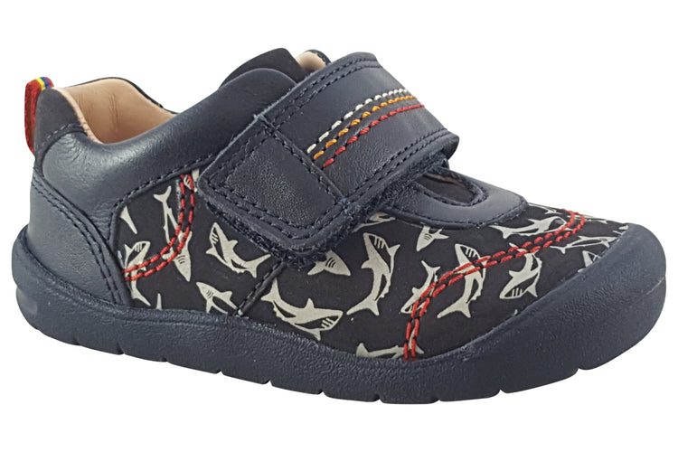 Start-rite Jaws 0782 Navy Shark Boys First Shoes