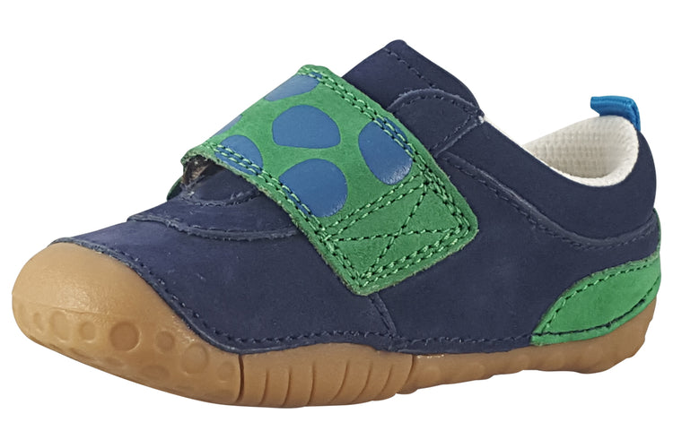 Start-rite Little Mate 0819-9 French Navy/Green G Boys First Shoes
