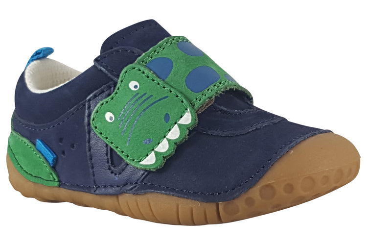 Start-rite Little Mate 0819-9 French Navy/Green G Boys First Shoes