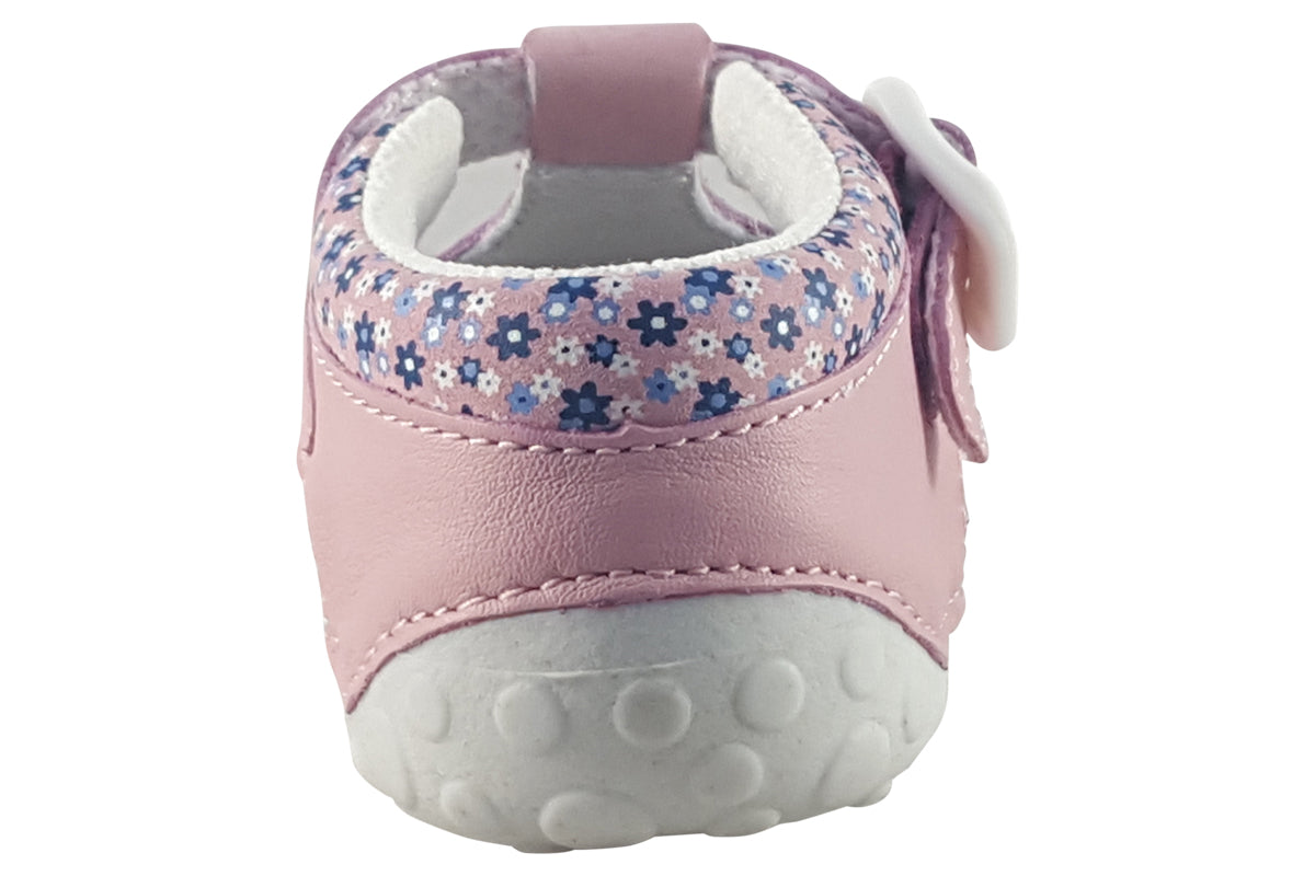 start-rite-little-paws-pink-bunny-girls-first-shoes-back