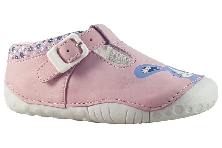 Start-rite Little Paws 0825-6 Pink Bunny Girls First Shoes