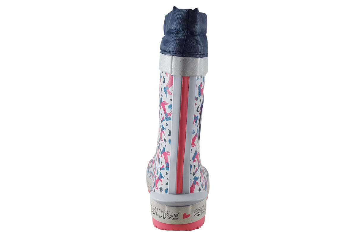 start-rite-little-puddle-blue-unicorn-girls-wellies-back
